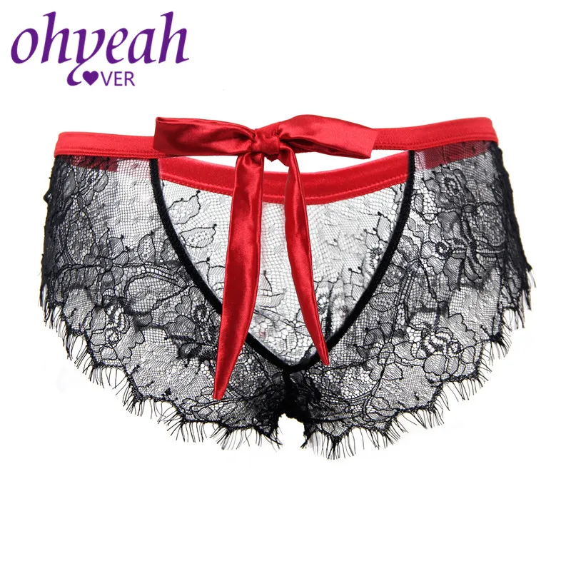 Прозрачные кружевные трусики Ohyeahlover с отделкой женское нижнее белье женские