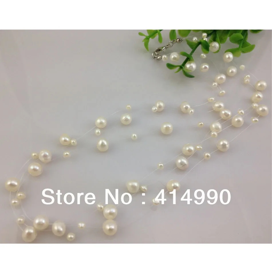 Женское повседневное ожерелье с натуральным пресноводным жемчугом|necklace card|necklace