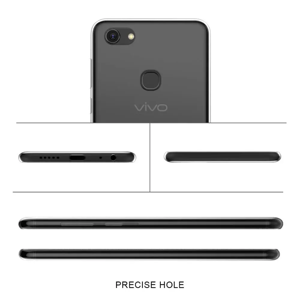 Soft Anti Slip TPU Phone Case for Vivo X27 Pro Iqoo V15 S1 U1 Y95 Y91 Y91i Nex 2 X23 Symphony V11i Z3i Z3 |