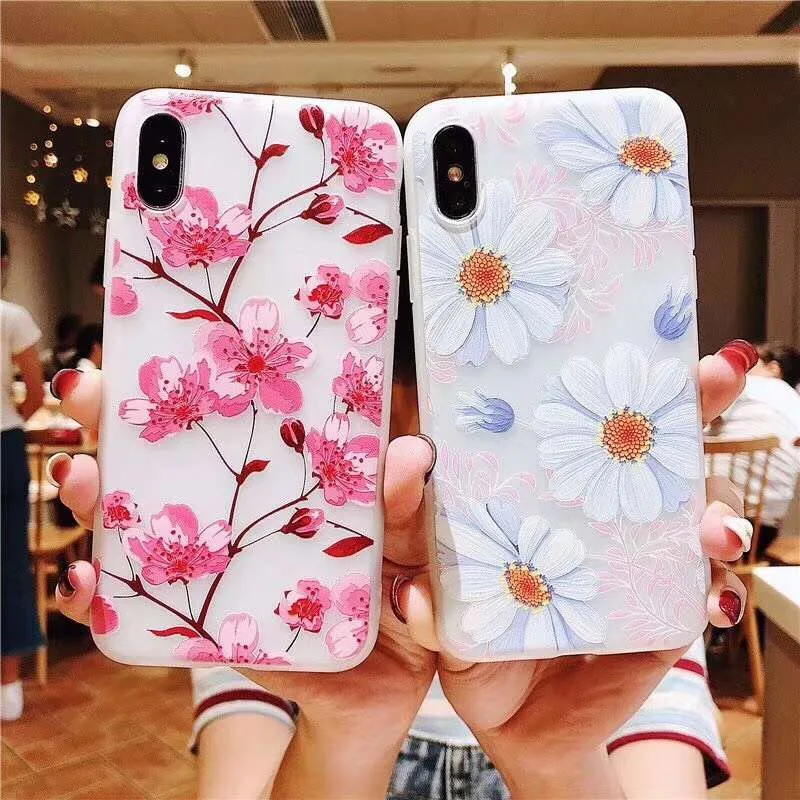 Силиконовый чехол TRODINO Flower Florals для Mate 10 lite Nova 2i 3i Rose мягкие чехлы из ТПУ Honor V10 9i Huawei