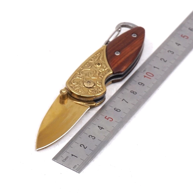 Мини Брелок нож для выживания тактический боевой складной походный охотничий