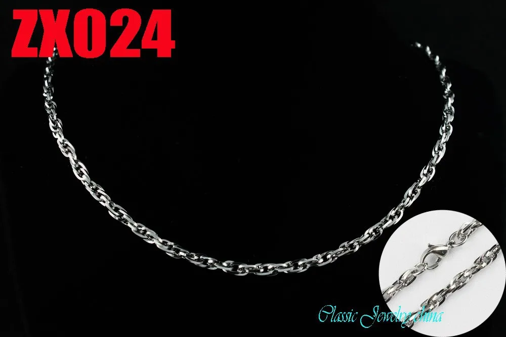 50 метров ожерелье из нержавеющей стали 4 мм slimsy twist chain мужские модные ювелирные