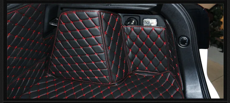 fiber leather car trunk mat cargo mat for suzuki s-cross suzuki sx4 SX4 Crossover car accessories