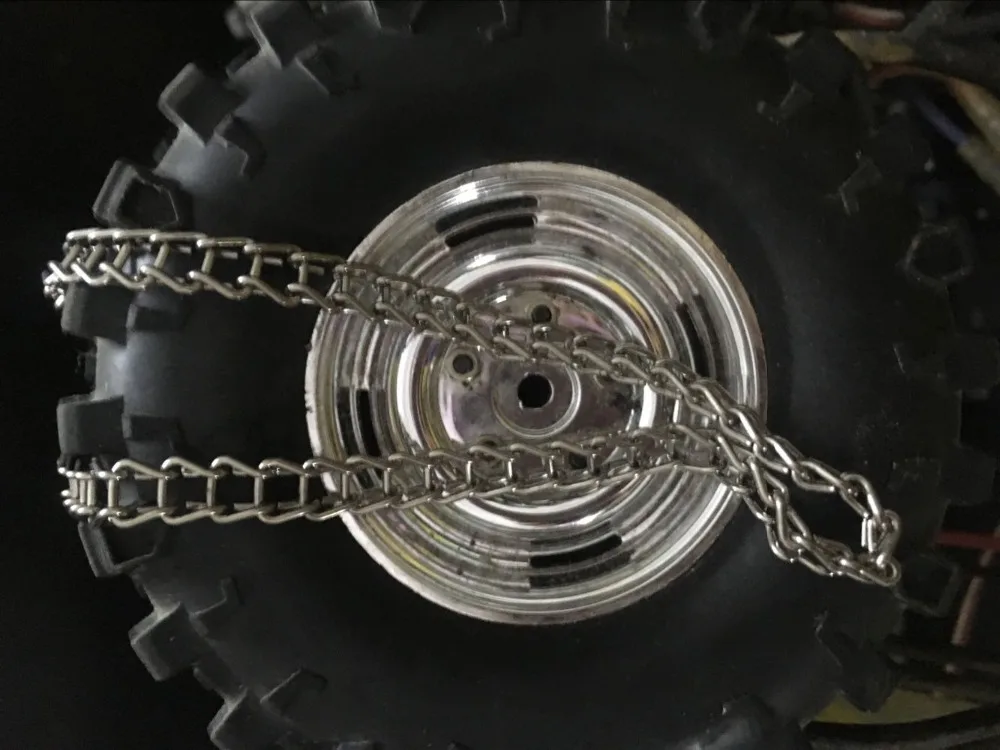 Цепь для tiiya CC01 PAJERO Wranger Jeep RC SCX10 AXIAL Cherokee Toyota Land Cruiser LC70 LC80 D90 D110 лебедка бампер Capo