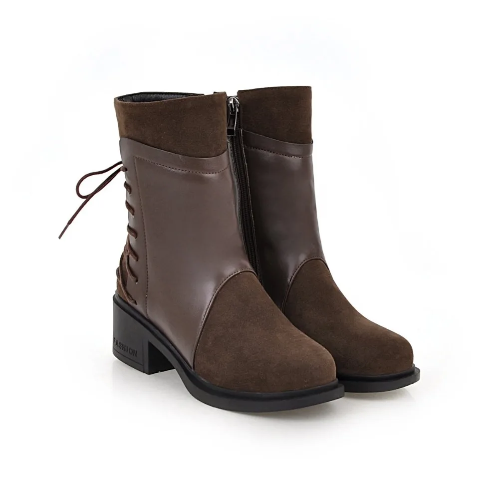 Женские ботильоны из замши кожаные полусапожки на шнуровке женские для женщин