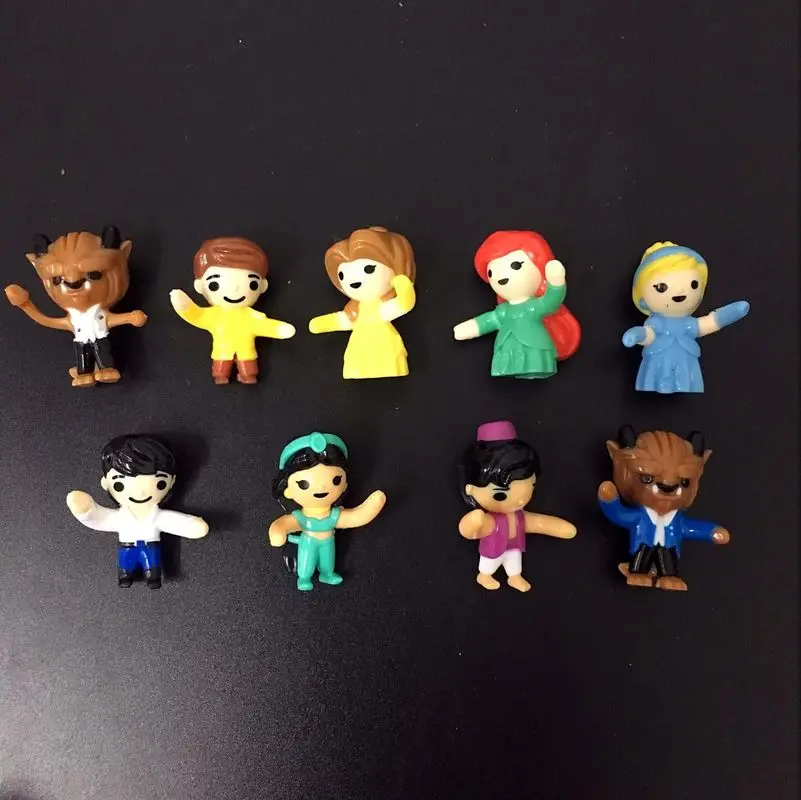 100 шт./компл. мультфильм принцесса принц кукла Фигурка героя для детей подарок на