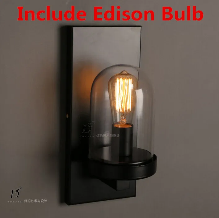 Креативная американская промышленная настенная лампа Эдисона винтажное бра