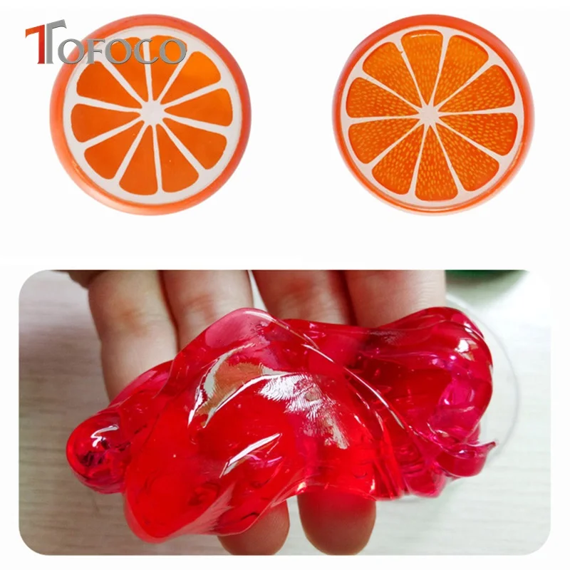 TOFOCO DIY прозрачная Желейная глина для выдувания грязи Lizun Кристальный фруктовый