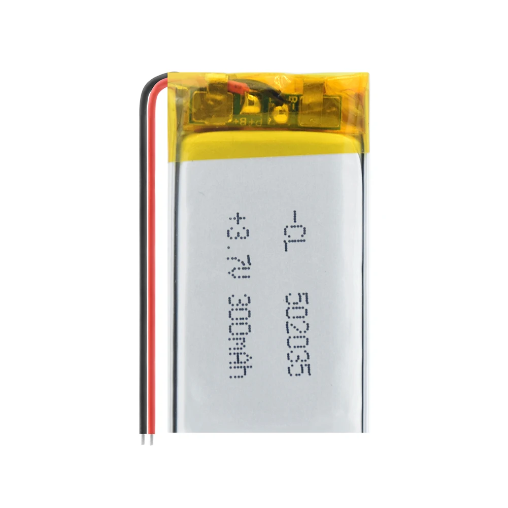 Поставка литиевой аккумуляторной батареи 502035 300 мАч 3 7 в для MP3 MP4 MP5 GPS PSP MID Bluetooth