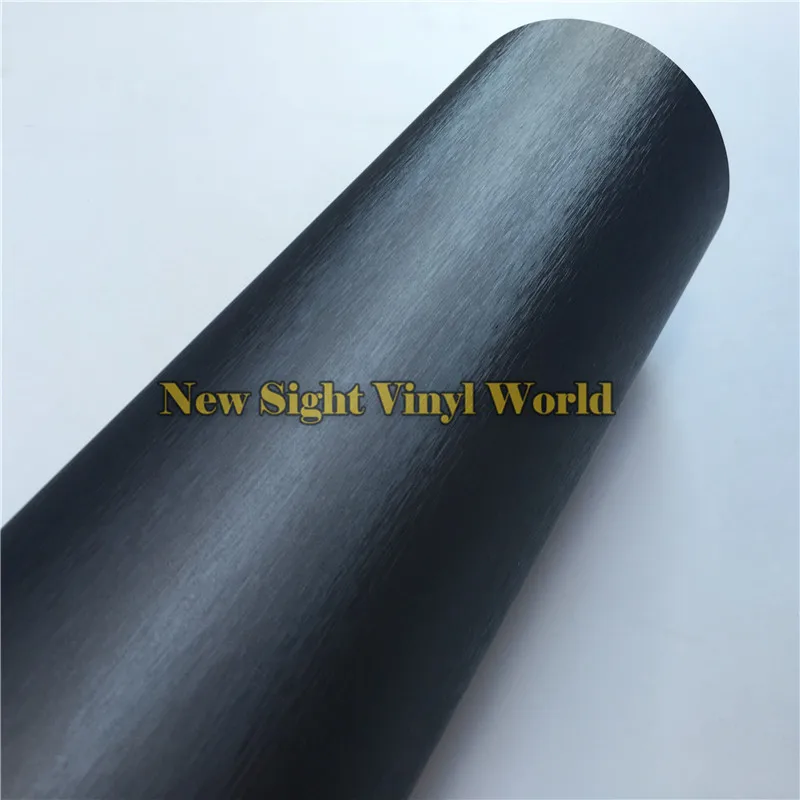 Высококачественная матовая серая хромированная металлическая виниловая