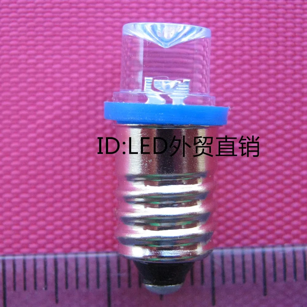 Светодиодная индикаторная лампа E10 6 3 4 5 В в кнопка проверки|bulb led|bulb e10bulb lamp |