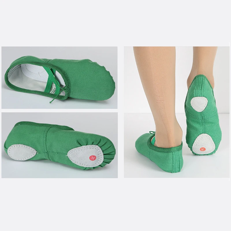 Женские туфли высокое качество детская обувь пуанты танцевальные Тапочки Йога