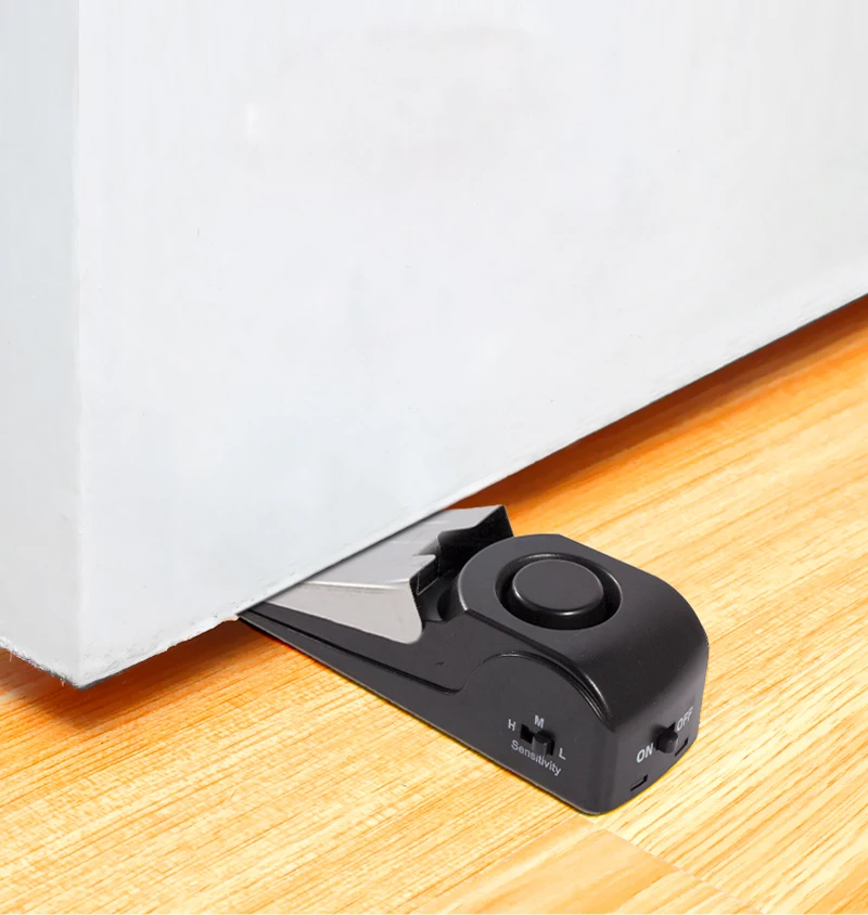 

KERUI Door Stop Alarm 125db Door Block Vibration Alarm for Traveling Security Door Alarm Stopper Doorstop for Home Security