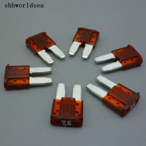 Shhworldsea 100 шт. 8 мм 7.5A micro2 Mini Blade Fuse автомобильный предохранитель для mondeo ford|fuse auto|ford