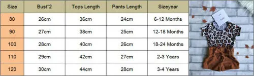 Футболка с леопардовым принтом для маленьких девочек | Мать и ребенок