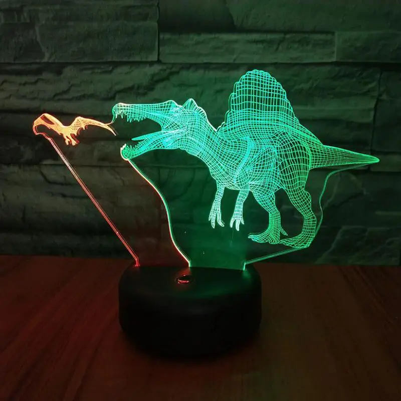 Feilong Jilong Ed 3d ночной Светильник визуальное создание красочный пульт
