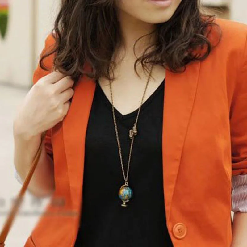 Оптовая продажа 2016 старинные новинка подвеска глобус телескоп ожерелья и кулоны