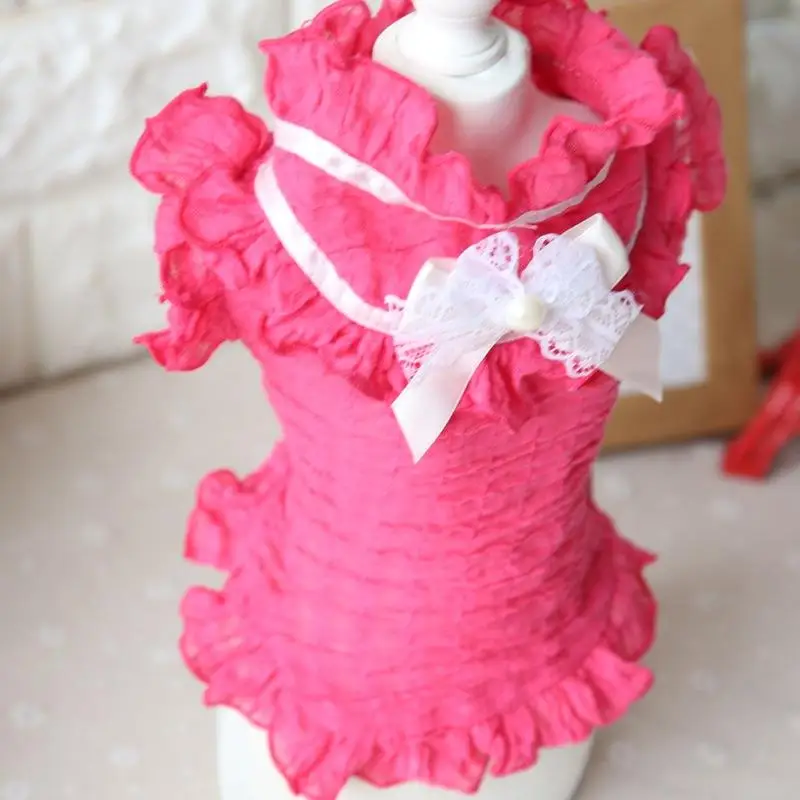 Хлопковая летняя рубашка принцессы с бантом для девочек блузка одежда собак