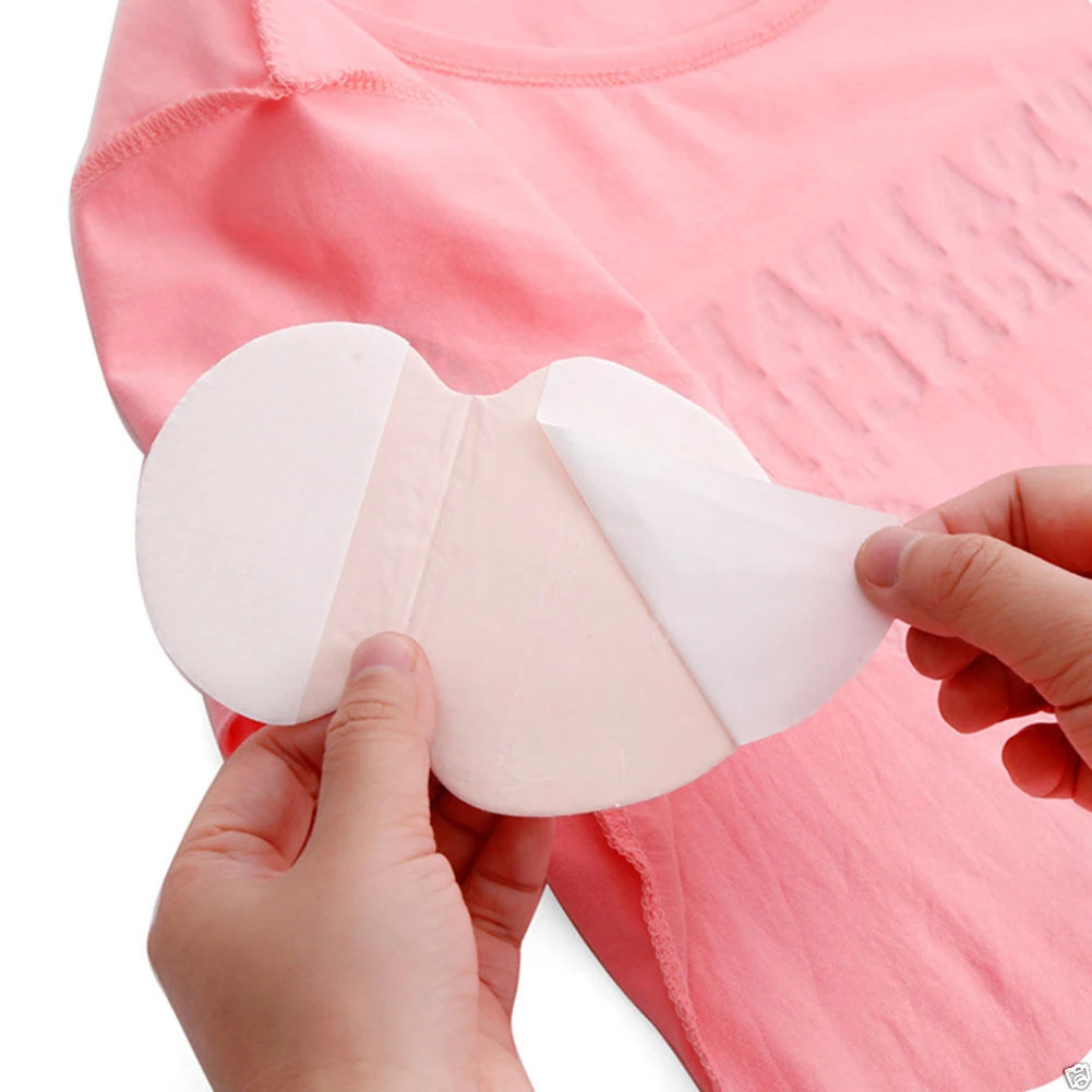 50Pcs Women Men Underarm Dress Clothing Anti Perspiration Sweat Absorbing Pad Deodorant Shield Armpit Care