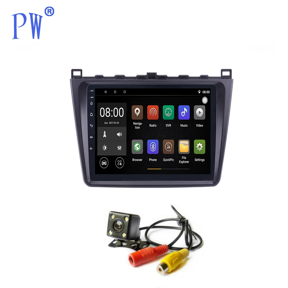 Android 7 1 автомобильное радио GPS Navi для Mazda 6 Summit авто стерео Мультимедиа плеер Аудио