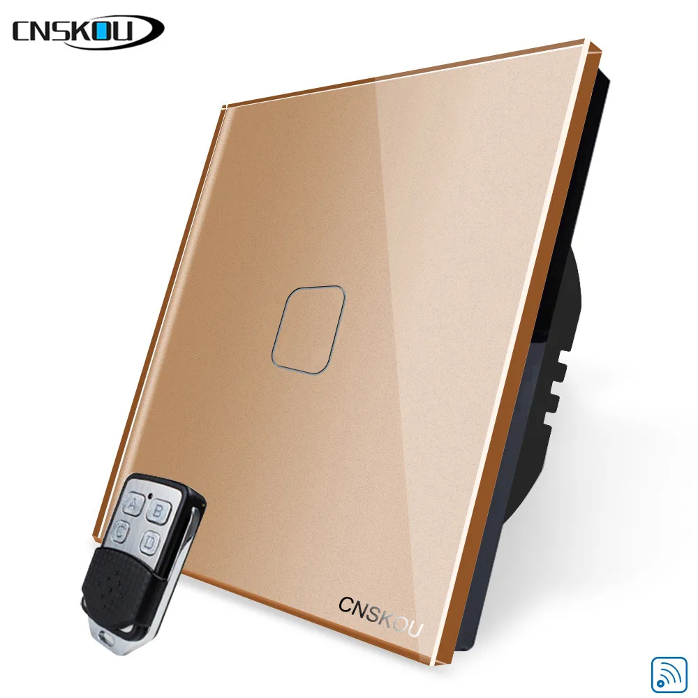CNSKOU 433 МГц Rf беспроводной дистанционный выключатель света 220 В 1 банда RF умный
