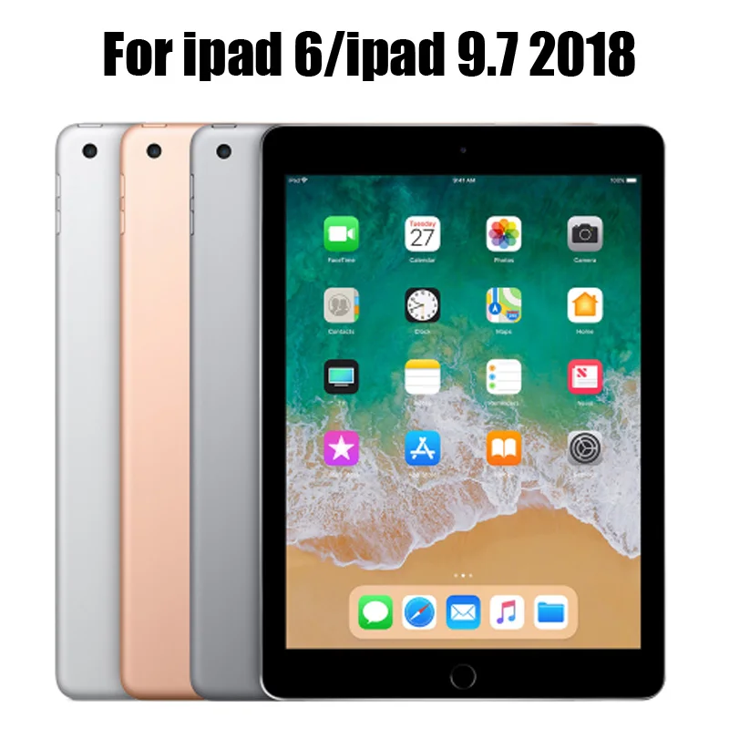 Чехол для Apple ipad 6 9 7 A1893 A1954 Шелковый кожаный чехол Fundas умный флип планшета 2018 Авто