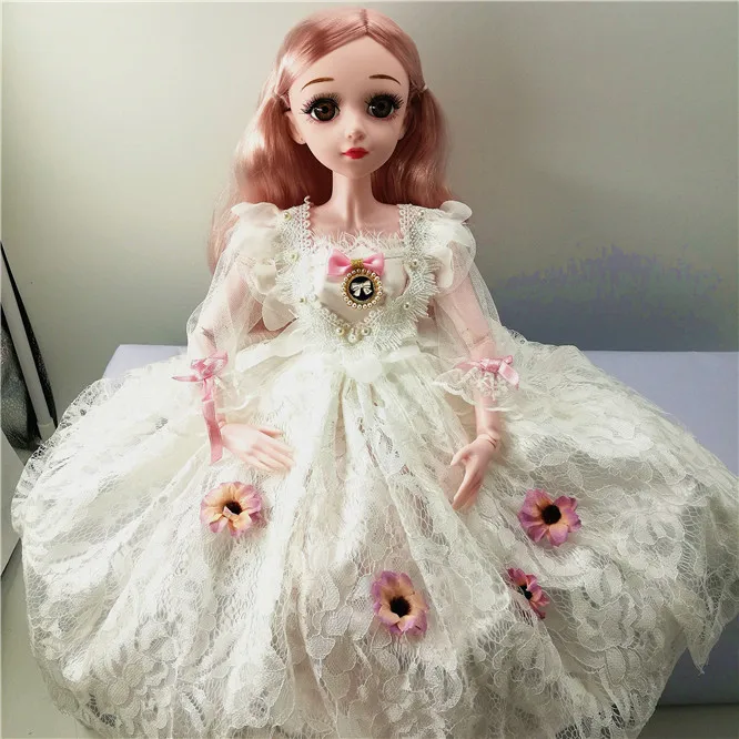 Toy doll 15 BJD кукла 1/3 коричневые глаза с BJD одежда обувь 60 см Кукла девочка подарок игрушки ручной работы силиконовая кукла реборн модная игрушка для детей - Цвет: Toy doll 15