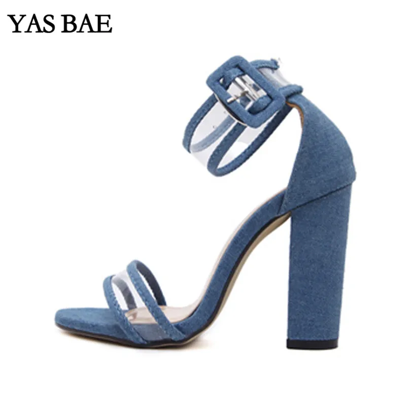 Летние пикантные прозрачные сандалии из пвх на платформе туфли для стриптиза