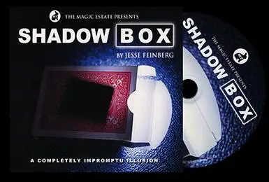 Бесплатная доставка! Shadow Box (DVD и immick)-карта магических трюков сцена крупным планом