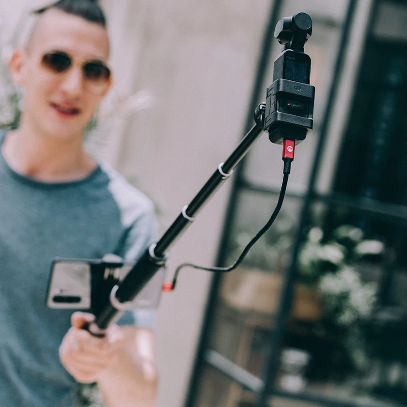 PGYTECH OSMO Спортивная камера 65 см Type-C к C/Lighting IOS кабель для передачи данных DJI