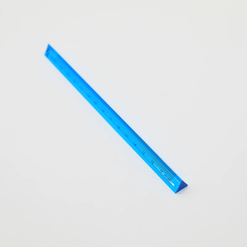 Синий Пластик простой правитель студент 15 см прямо Рисование высоким качеством