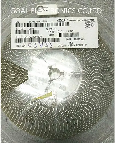 TAJR334K020R 20pcs 100% original no China copy or refurbished | Электроника