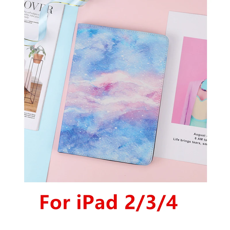 Blue 2 3 4 Чехол под мрамор для iPad 9,7 Силиконовая задняя кожа смарт-Чехлы для iPad Mini 2/3/4/5 Air 2 1 Pro 10,5 Pro 11 Coque принципиально - Цвет: Blue 2 3 4