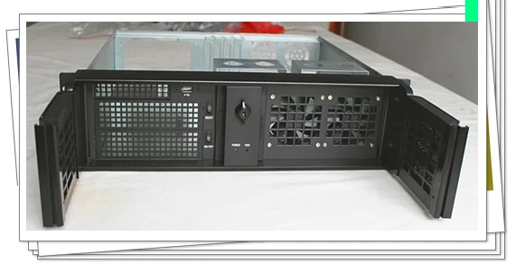 3U Short Cabinet Double Door Aluminum Panel Server Monitor And Control Industrial Case | Компьютеры и офис