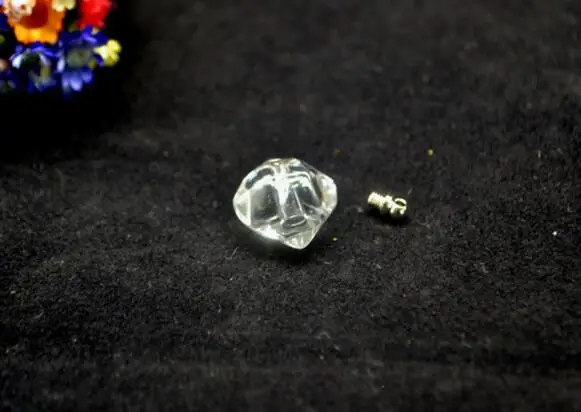 5 шт./лот цветные трендовые милые хрустальные маленькие флаконы в форме сердца