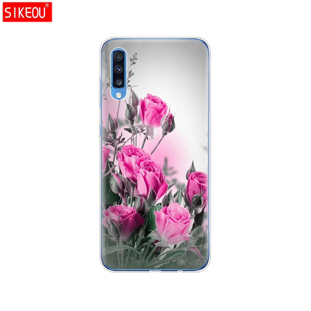 For Samsung A70 Case Soft TPU Phone Back Cover For Samsung Galaxy A70 silicon Cases Coque Capa A 70 A705 A705F bumper Cat - Цвет: 12072