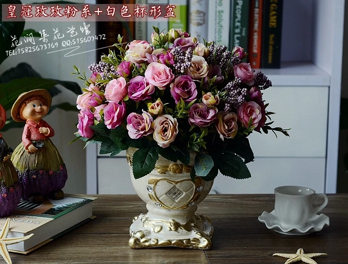 Цветок Пластиковых Сушеные Моделирования FOrnament Расстановке Столов Домашнего