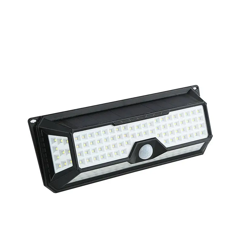 136LED Kaigelin 32/66/136 светодиодный солнечный светильник на открытом воздухе Водонепроницаемый движения PIR Сенсор Солнечный садовый светильник s светодиодный светильник 3 режима настенный светильник - Испускаемый цвет: 136LED