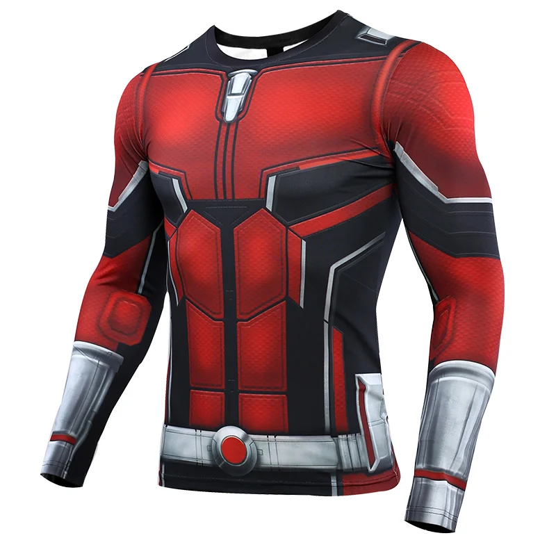 Мужская быстросохнущая футболка Ant Man с 3D принтом для костюмированной вечеринки