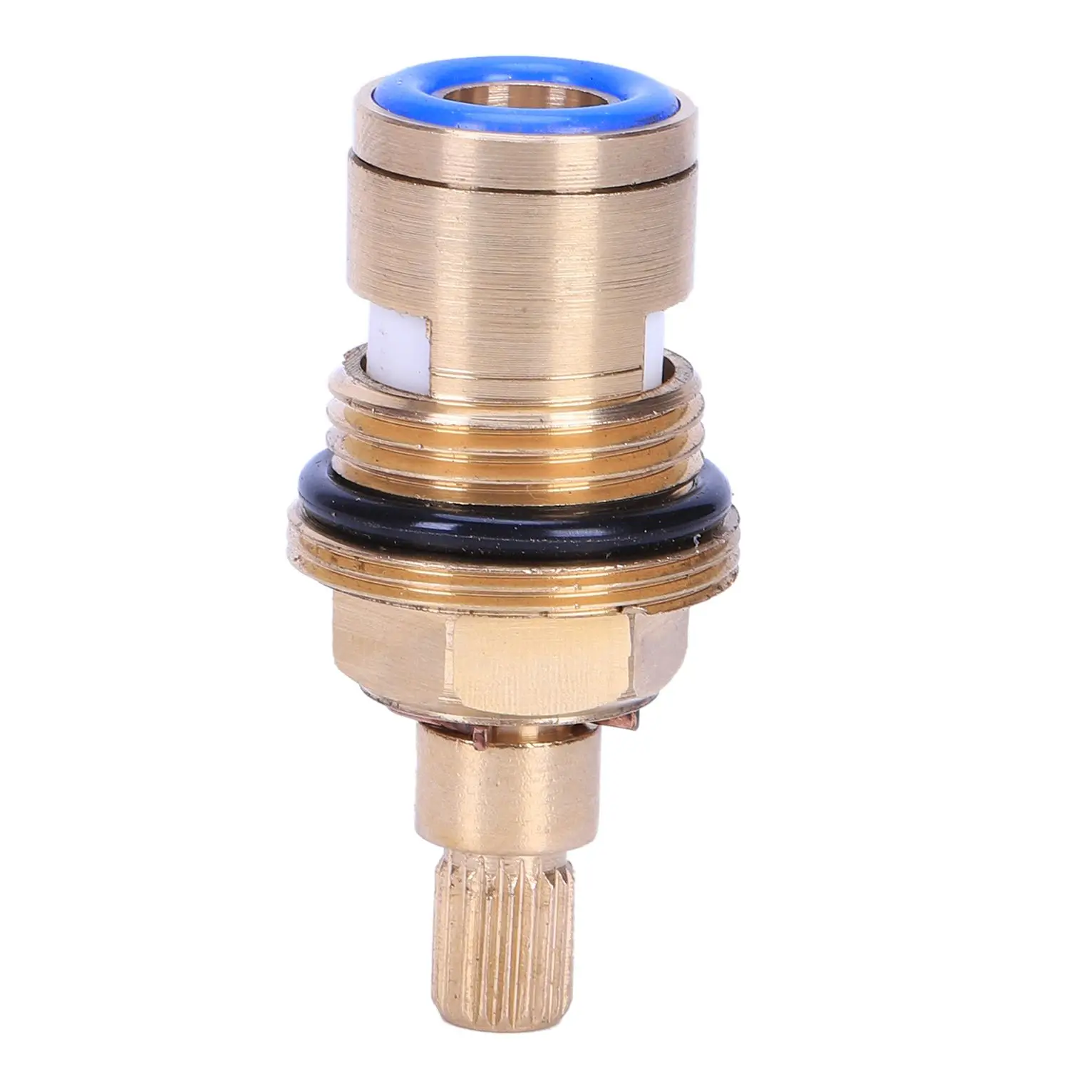 1pcs Replacement brass ceramic disc tap valve quarter turn cartridges gland insert Bathroom Faucet Accessory BSP thread 1/2 inch |