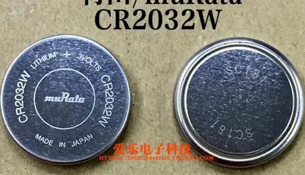 Японская оригинальная высокотемпературная батарея CR2032W 3 в рабочая температура