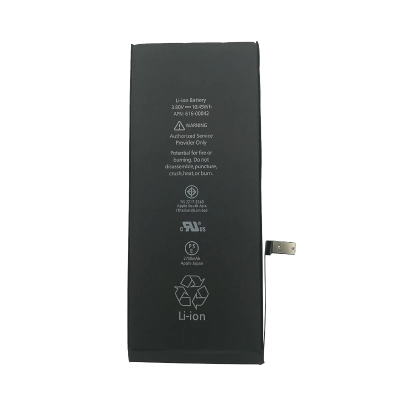 Новая литиевая батарея 2750mAh для Apple iPhone 6SPlus 3 8 V литий-ионная внутренняя Замена