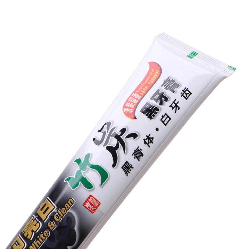 Новая мягкая Очищающая бамбуковая отбеливающая зубная паста с черным углем для