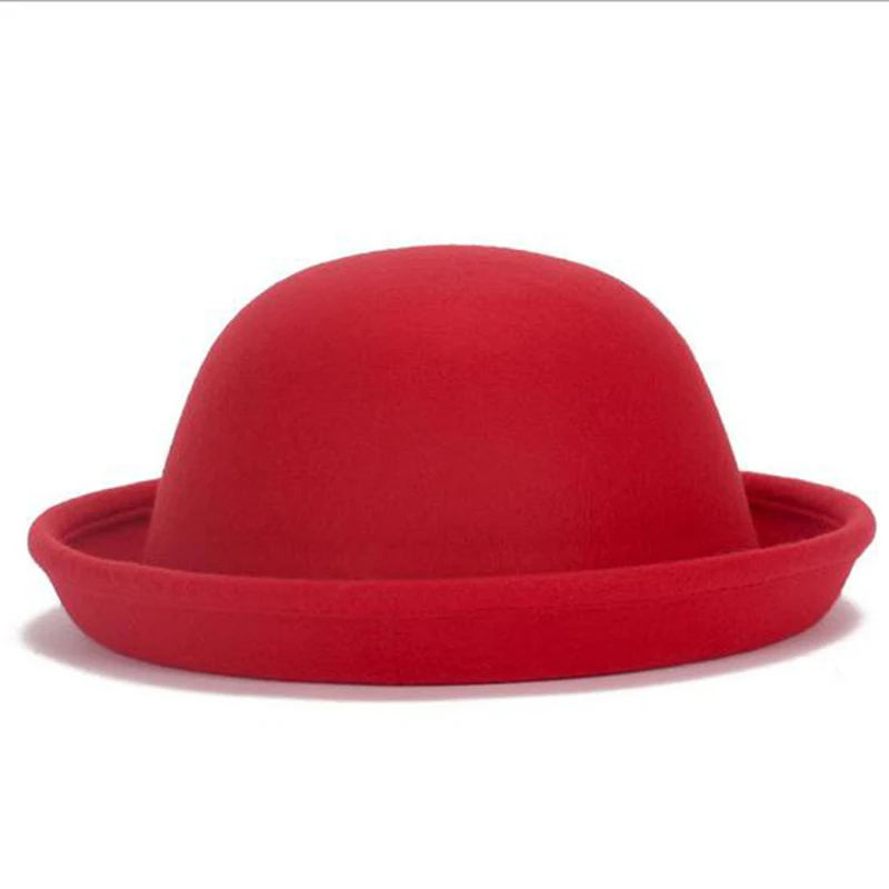 Женская фетровая шляпа Боулер Дерби винтажная Милая 19 цветов #112 2019 | Аксессуары