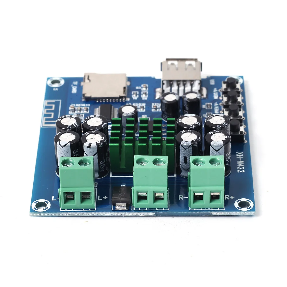 XH-M422 50 Вт + DC 12-24 В TPA3116D2 Bluetooth 4 0 усилитель плата модуль с U диск TF карта плеер |