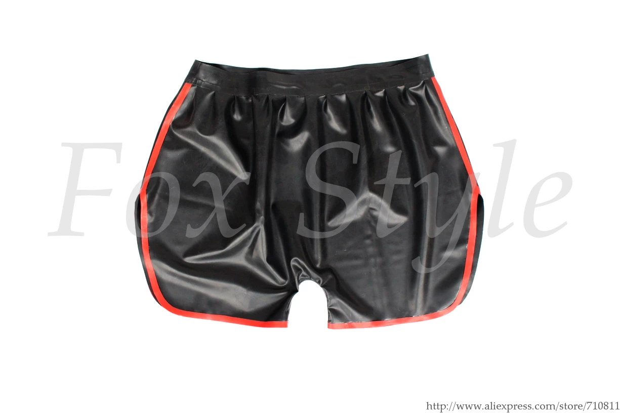 Мужские сексуальные резиновые шорты из латекса| |