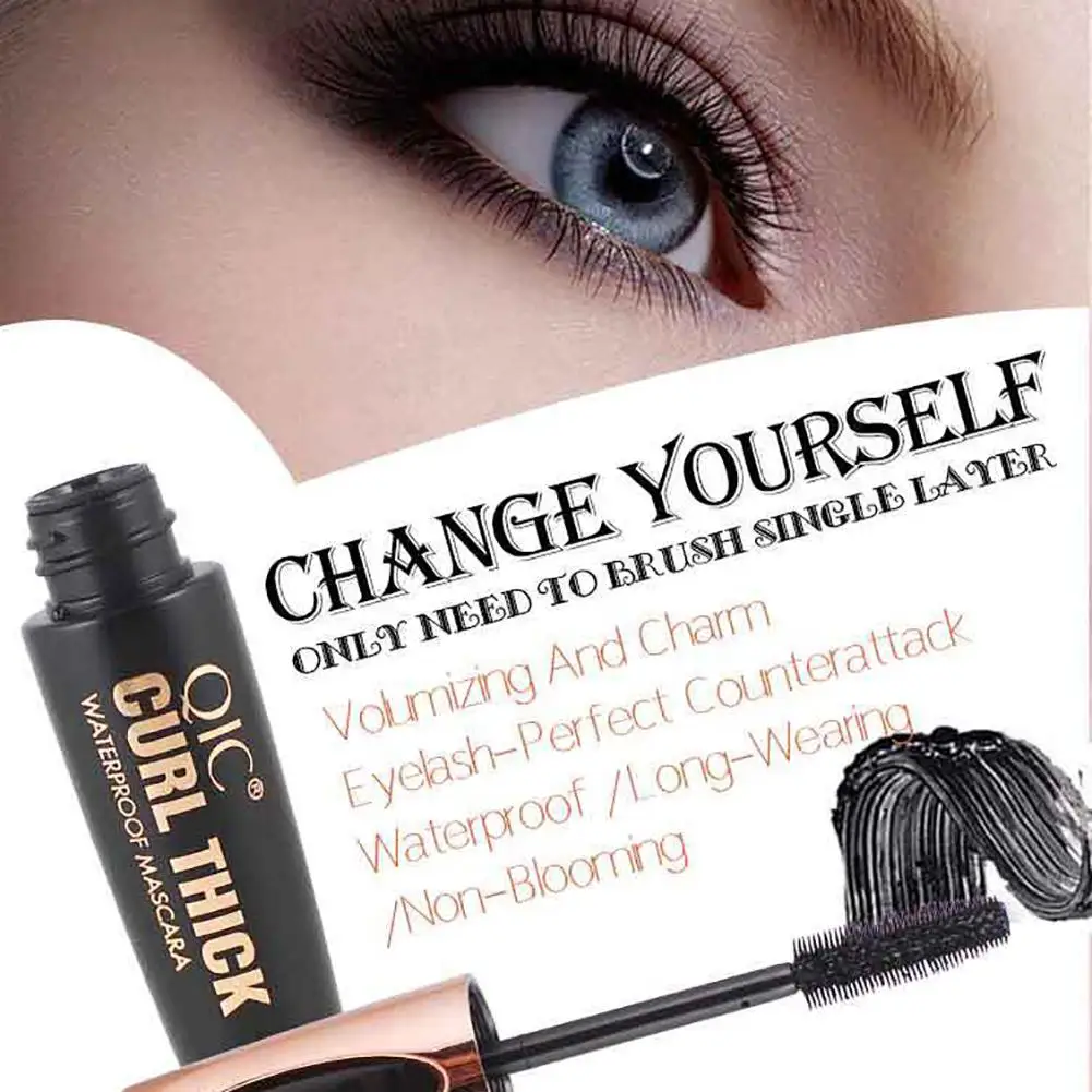 4D водостойкая стойкая немаркированная тушь для ресниц curl толстый крем