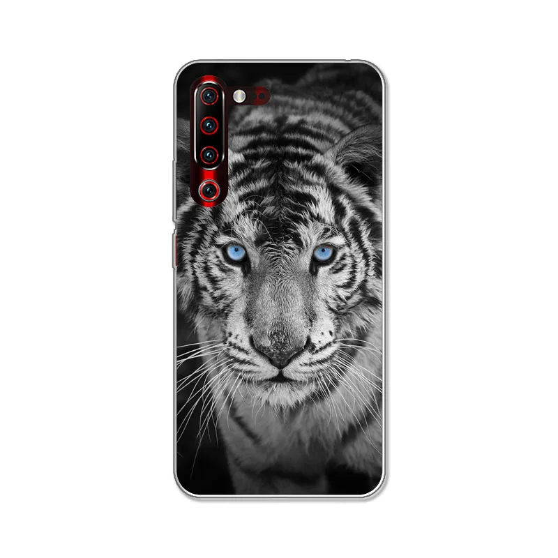 Чехол для Lenovo Z6 Pro силиконовая Мягкая задняя крышка из ТПУ с изображением