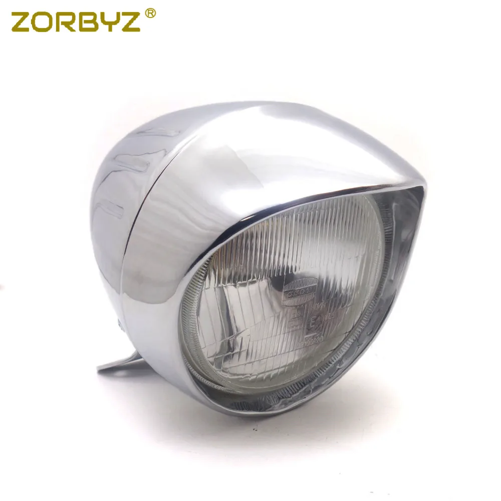 ZORBYZ хром H4 пуля фара для Honda Magna 750 Shadow 600 1100 VT750 пользовательский мотоцикл |