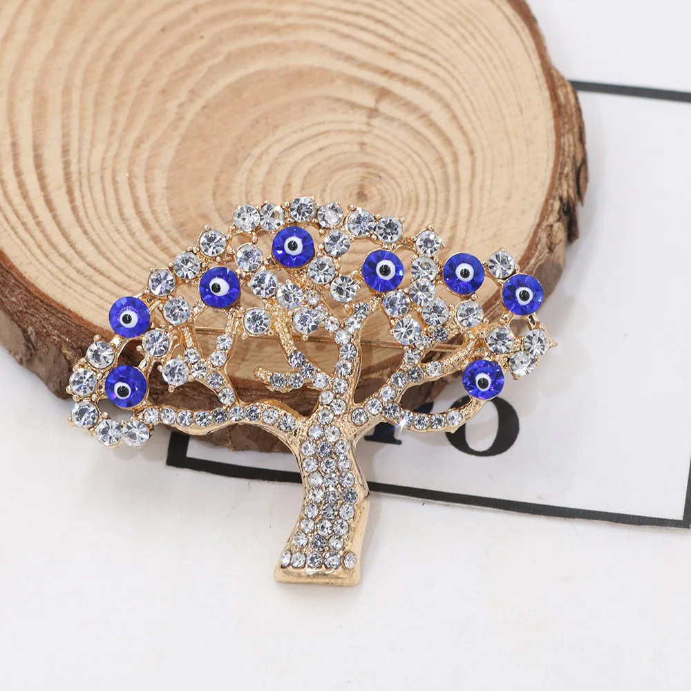 Женские броши PULATU Blue Evil Eye Lucky брошь в виде турецкого глаза праздничная свадебная